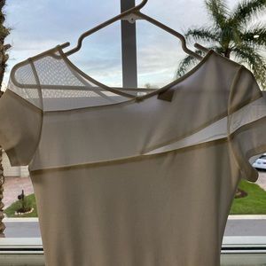 aqua bloomingdales white dress flowy